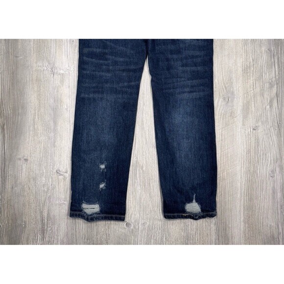 KanCan Jeans Juniors 3/25 Boyfriend Fit Distressed Blue Denim Measures 29 x 28 - Picture 9 of 11